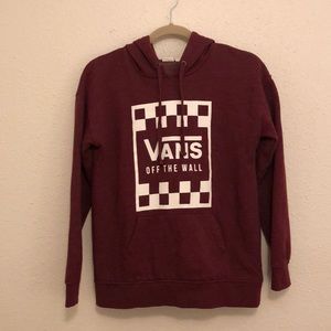 Vans maroon hoodie